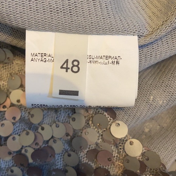 LDA NEW YEARS EVE Grey Sequins Tank Holiday SZ Large - Picture 6 of 6